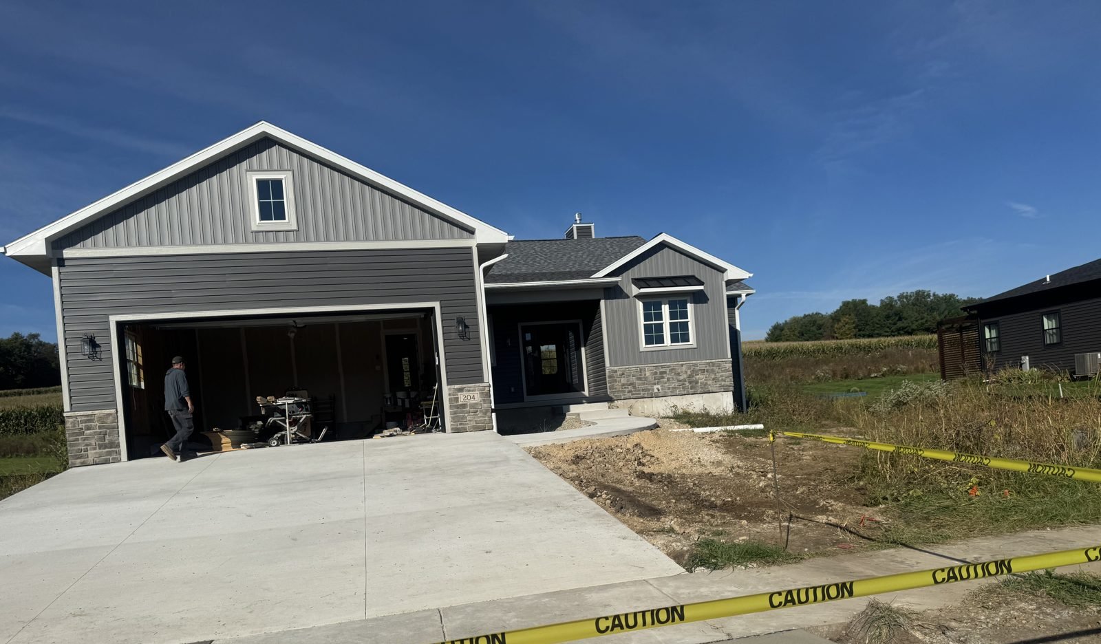 New construction home ready for final cleaning by IBS Cleaning Services, Dane County WI