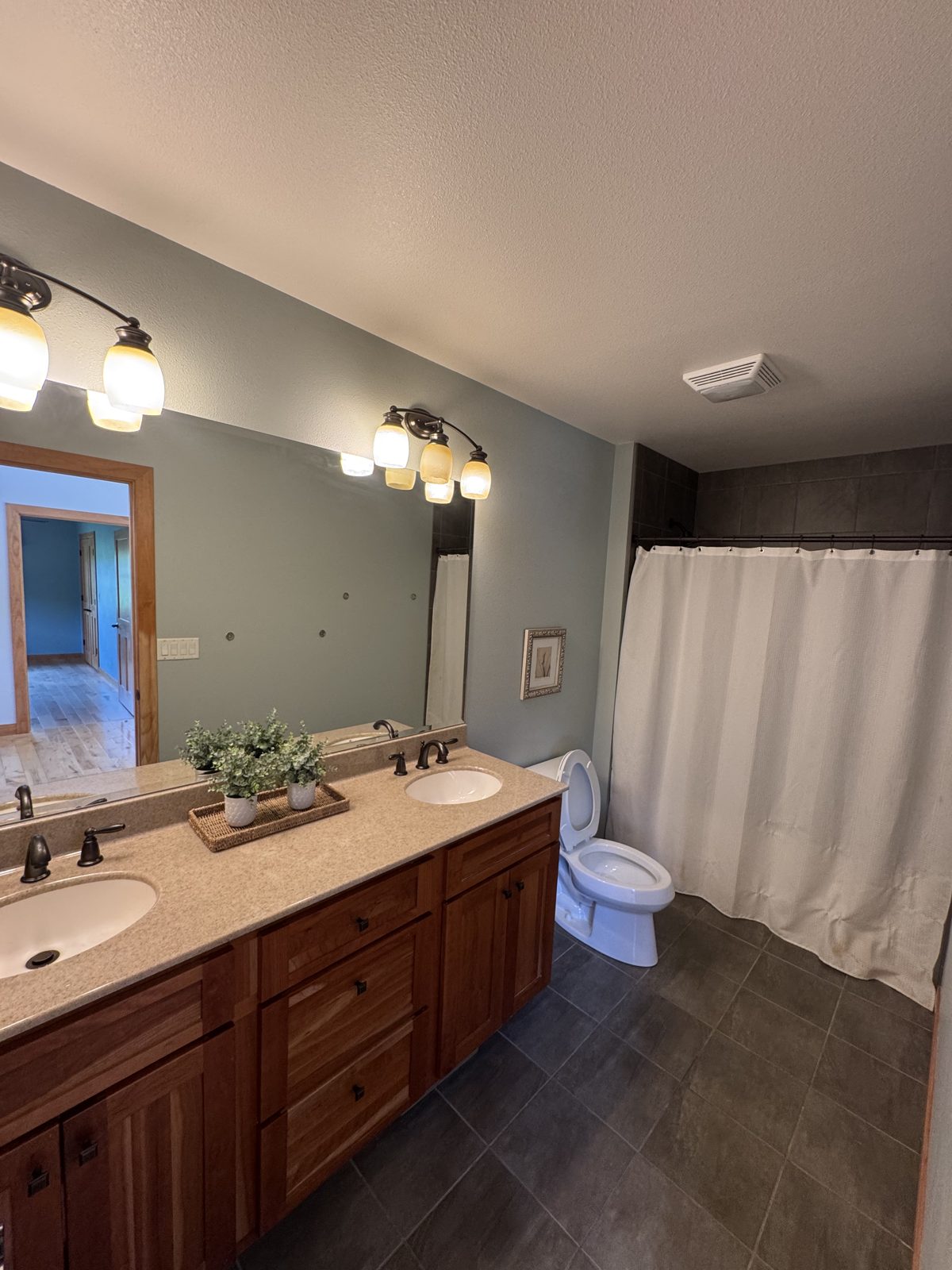 Bathroom after residential deep cleaning