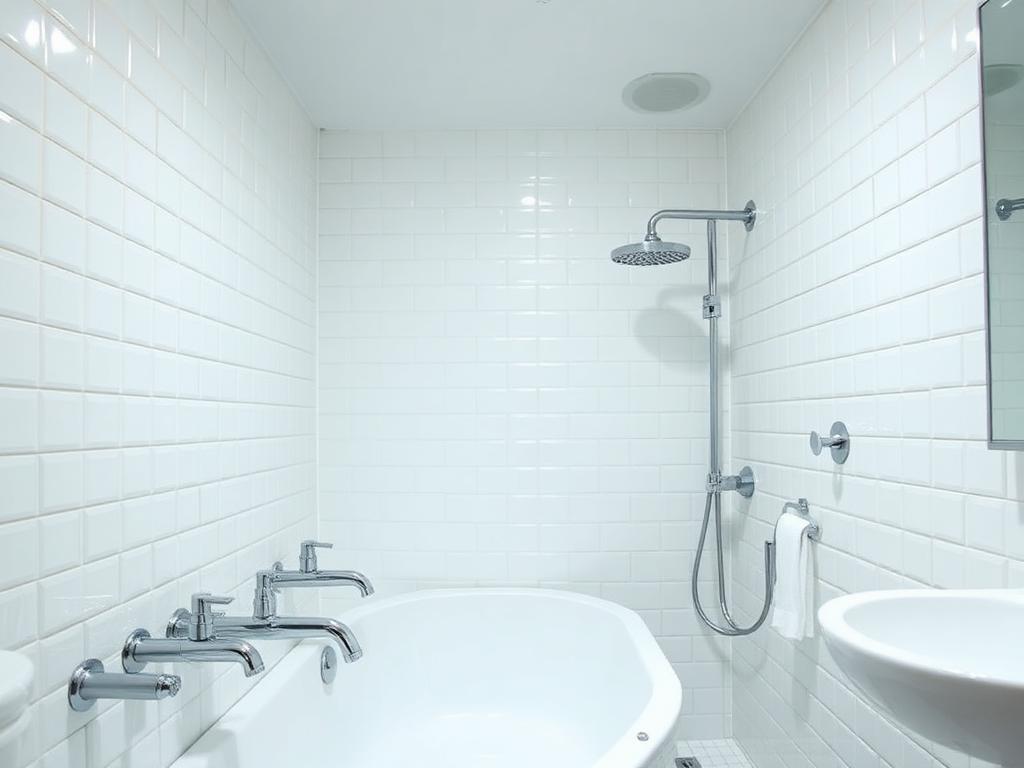 Sparkling clean bathroom